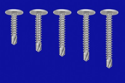 不鏽鋼圓頭華司鑽尾螺絲